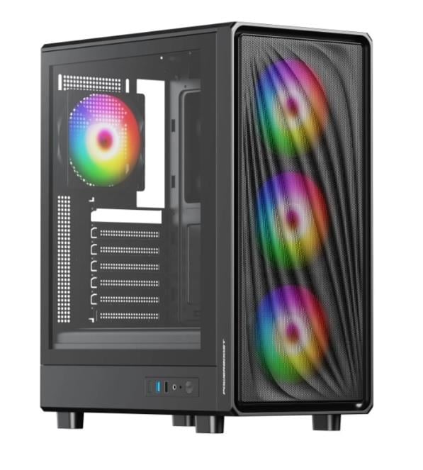 POWER BOOST PB-A5065B 650W 80+ Bronze Siyah Mesh Panel Mid Tower ATX Kasa