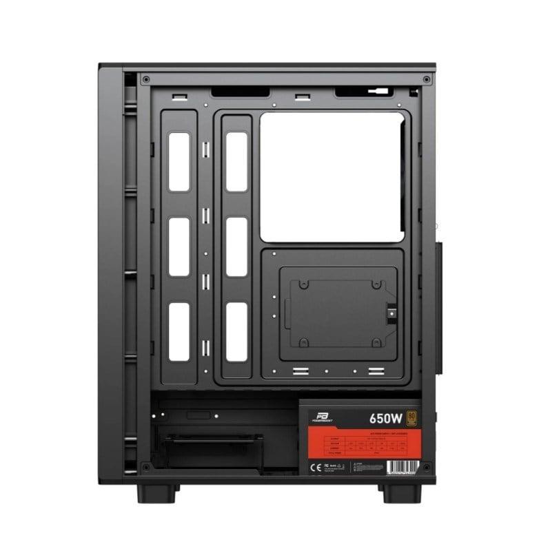POWERBOOST 650W 80+ BRONZE PBA5065B-650W Gaming Mid-Tower PC Kasası
