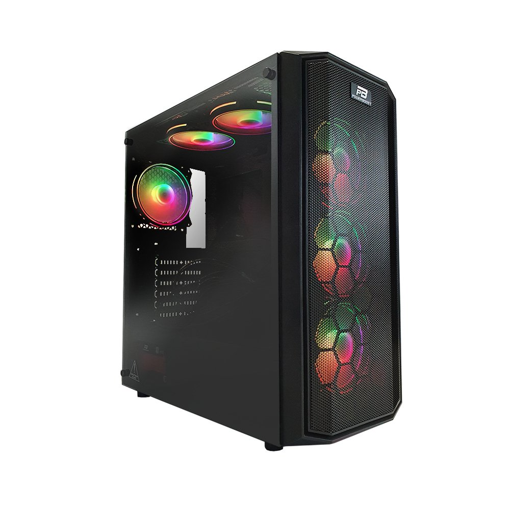 POWERBOOST 650W 80+ X58RGB 6-RGB Fanlı Gaming Mid-Tower PC Kasası