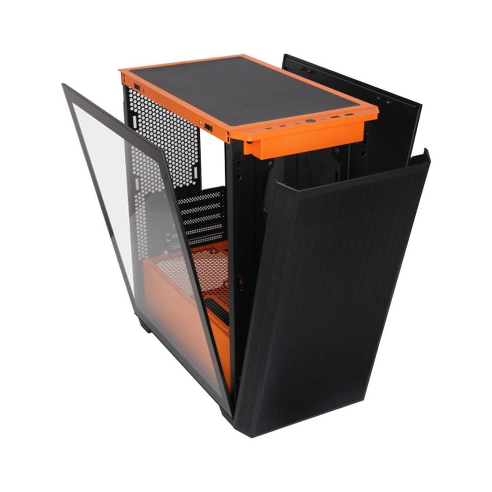 POWERBOOST PB-P2252BO 4-ARGB Fanlı Mid-Tower PC Kasası Turuncu