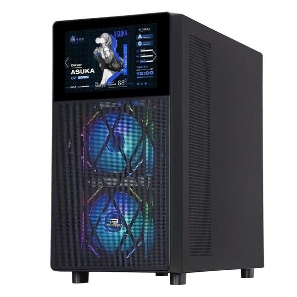 POWERBOOST PB-P4367BB LCD Mesh Panel Gaming Mid-Tower PC Kasası