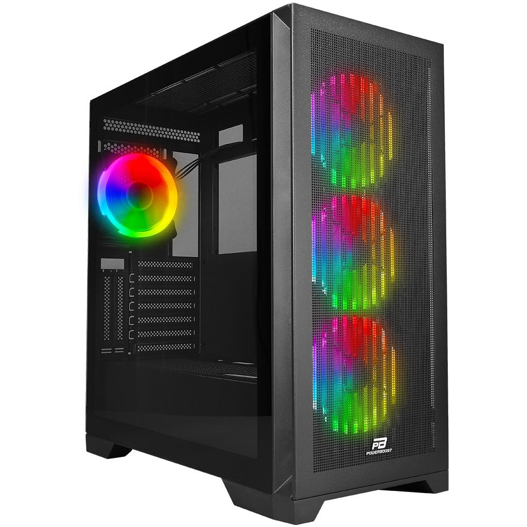 POWERBOOST VK-G4306S 4-ARGB Fanlı Gaming EATX PC kasası