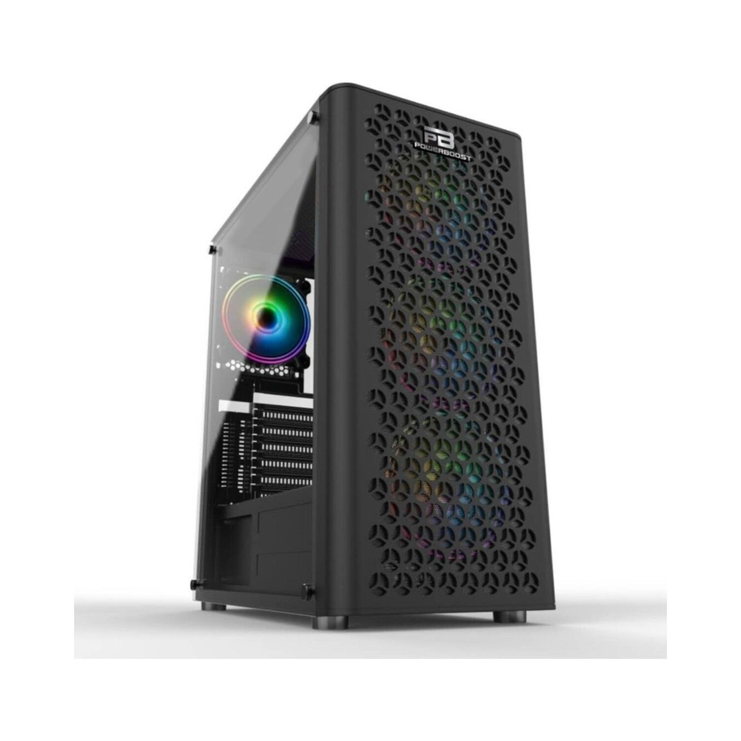 POWERBOOST VK-M202B 4-RGB Fanlı Gaming Mid-Tower PC Kasası