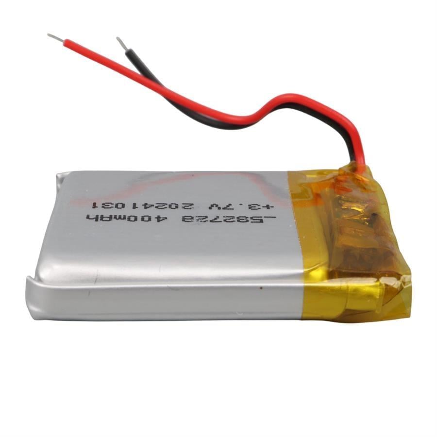 PowerMaster 582728 3.7V 400mAh Lityum Polimer (Li-po) Batarya Ciklet Pil