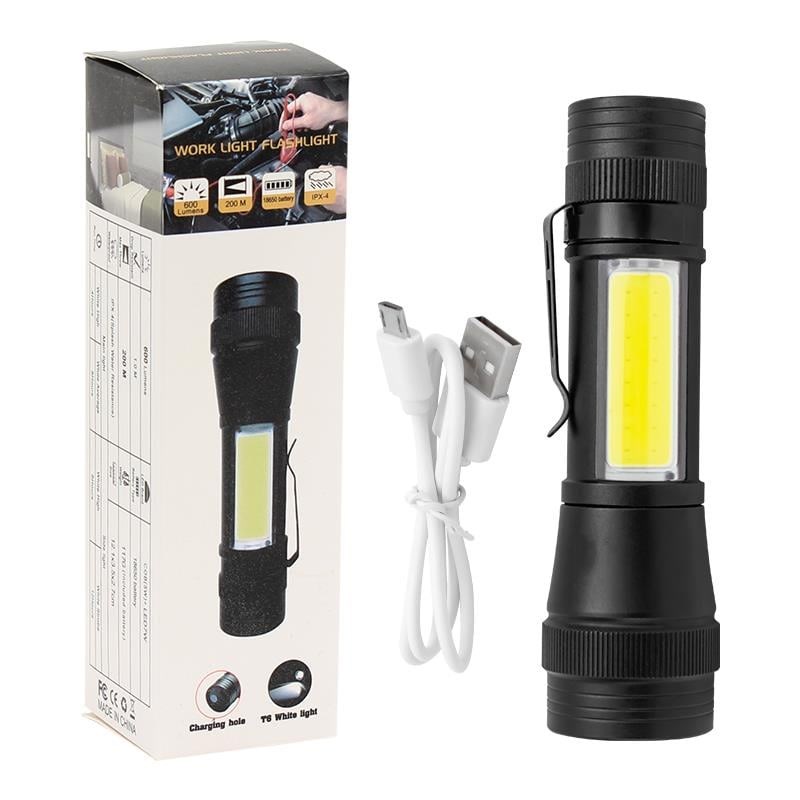 Powermaster Metal Su Geçirmez 3400 Lümen Power Ledli Şarjlı El Feneri PM-14622