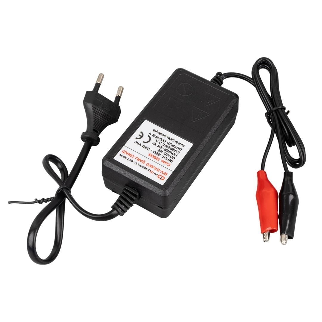PowerMaster PM-13903 12 Volt - 2 Amper Akü Şarj Cihazı