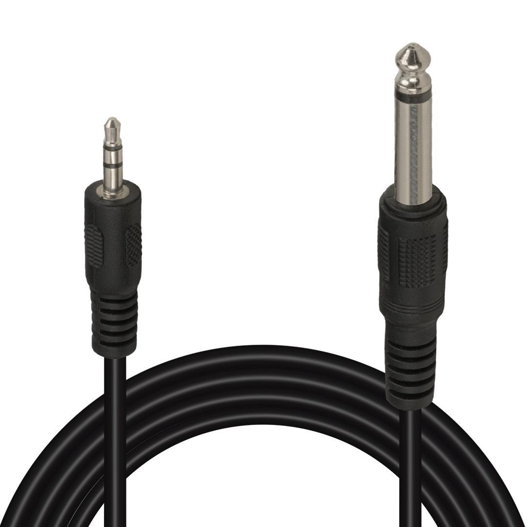 Powermaster PM-15917 6.3 Mm Gitar to 3.5 Mm Stereo Ara Kablo (1.4 Metre)
