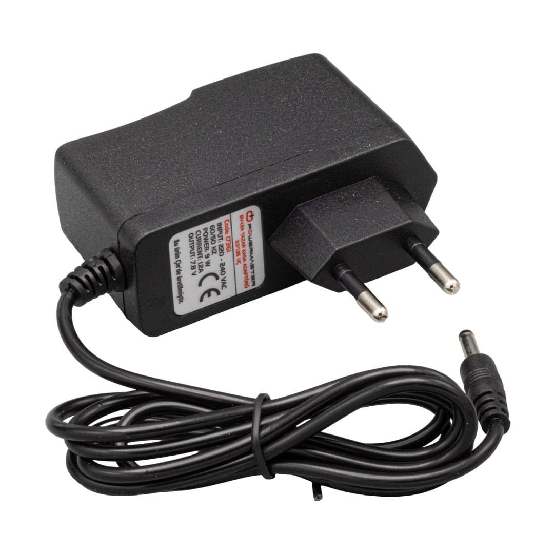 Powermaster PM-17361 7.8 Volt - 1.2 Amper 3.5*1.35 Mm Uçlu Plastik Kasa Adaptör