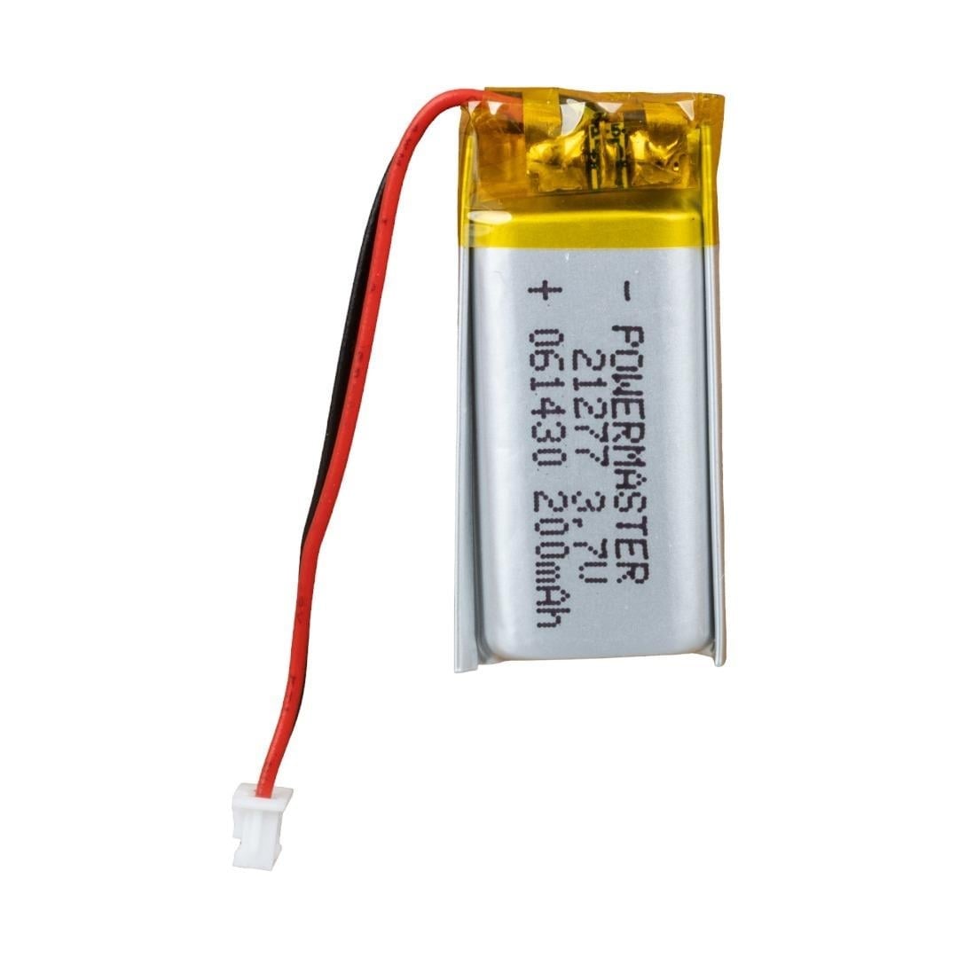 Powermaster PM-21277 3.7V 200mAh 601430 3.5mm Soketli Lityum Polimer (Li-Po) Batarya Şarj Edilebilir Pil