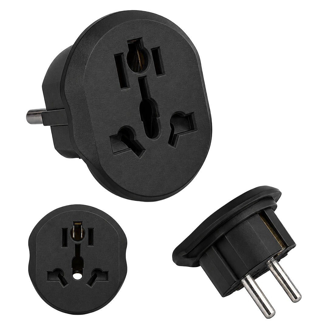PowerMaster PM-24241 Avrupa Çıkışlı Universal Seyahat Priz Adaptörü Çoklu Fiş Giriş Tipi Uyumu