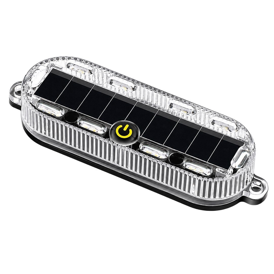 Powermaster PM-25928 Güneş Enerjili Çok Renkli LED Flaşörlü İkaz Lambası Su Geçirmez