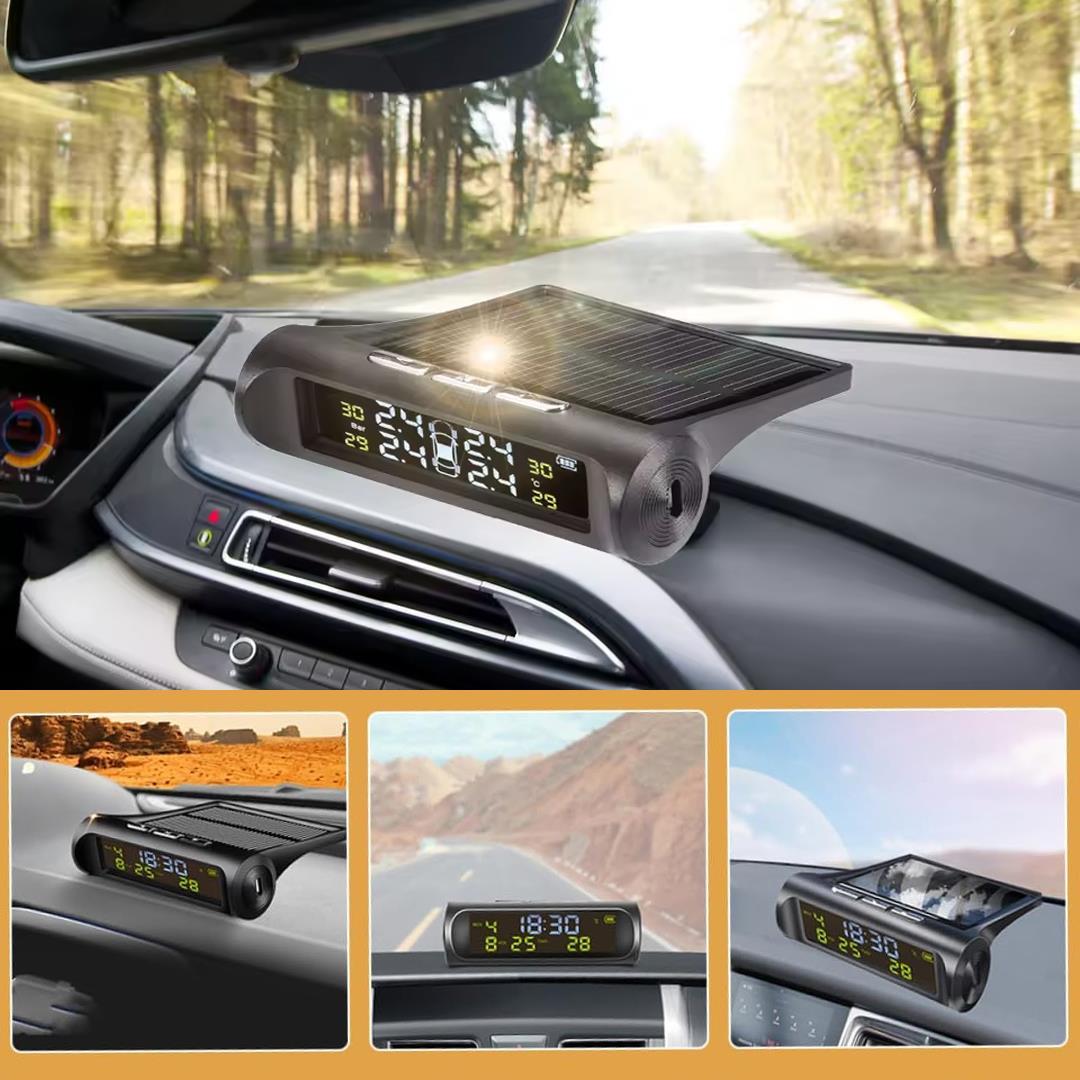 Powermaster PM-26964 Solar DC 5V Araç Lastik Basınç Ölçme - İzleme Sistemi