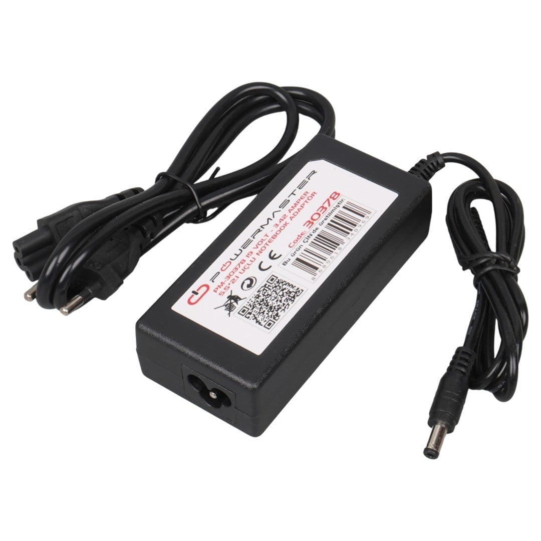 Powermaster PM-30378 19 Volt - 3.42 Amper 5.5*2.1 Mm Uçlu Adaptör (Acer Notebook)
