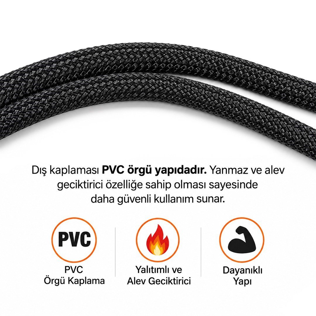 PowerMaster PM-38402 25 cm 4 Pin Pwm Erkek Dişi Fan Uzatma Kablosu