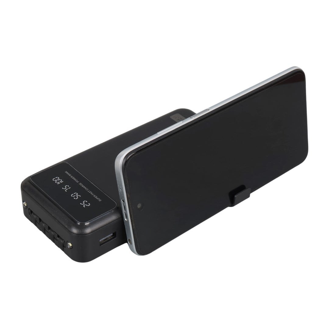 POWERWAY T20 KENDİNDEN KABLOLU DİJİTAL EKRAN 20.000 MAH SİYAH POWERBANK