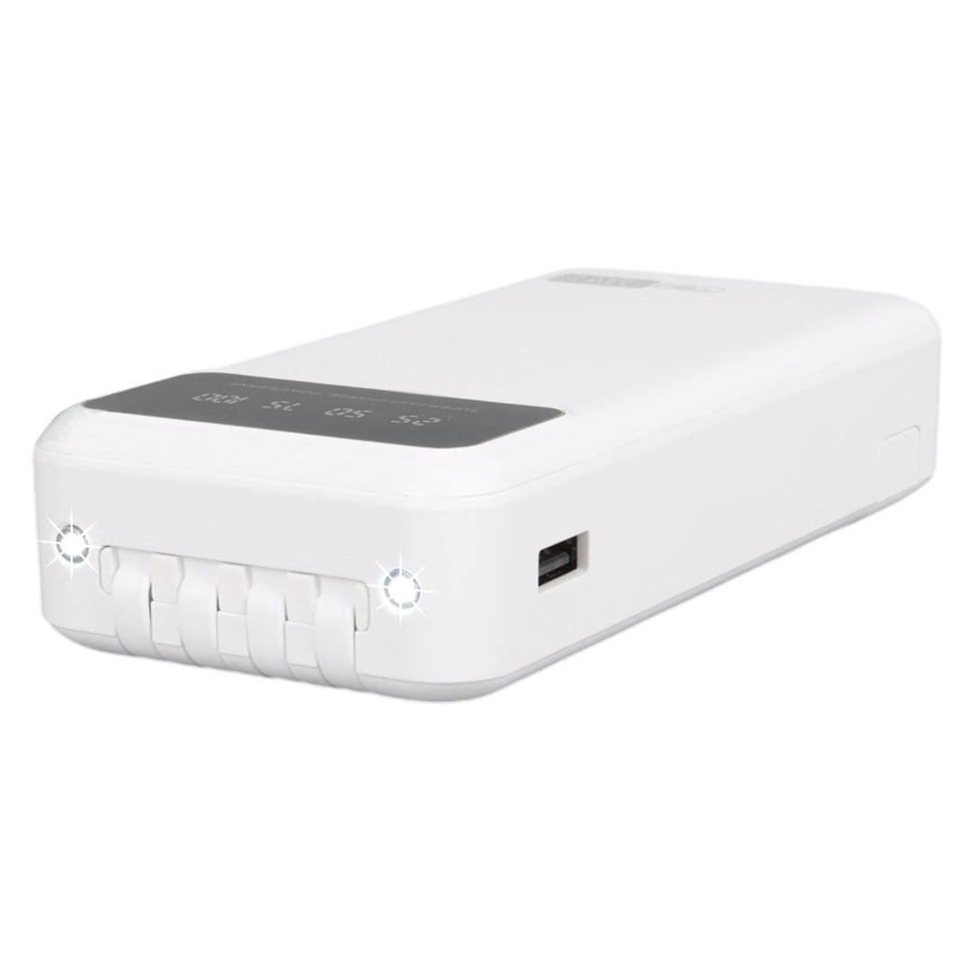 POWERWAY T20 KENDİNDEN KABLOLU DİJİTAL EKRAN 20.000 MAH BEYAZ POWERBANK