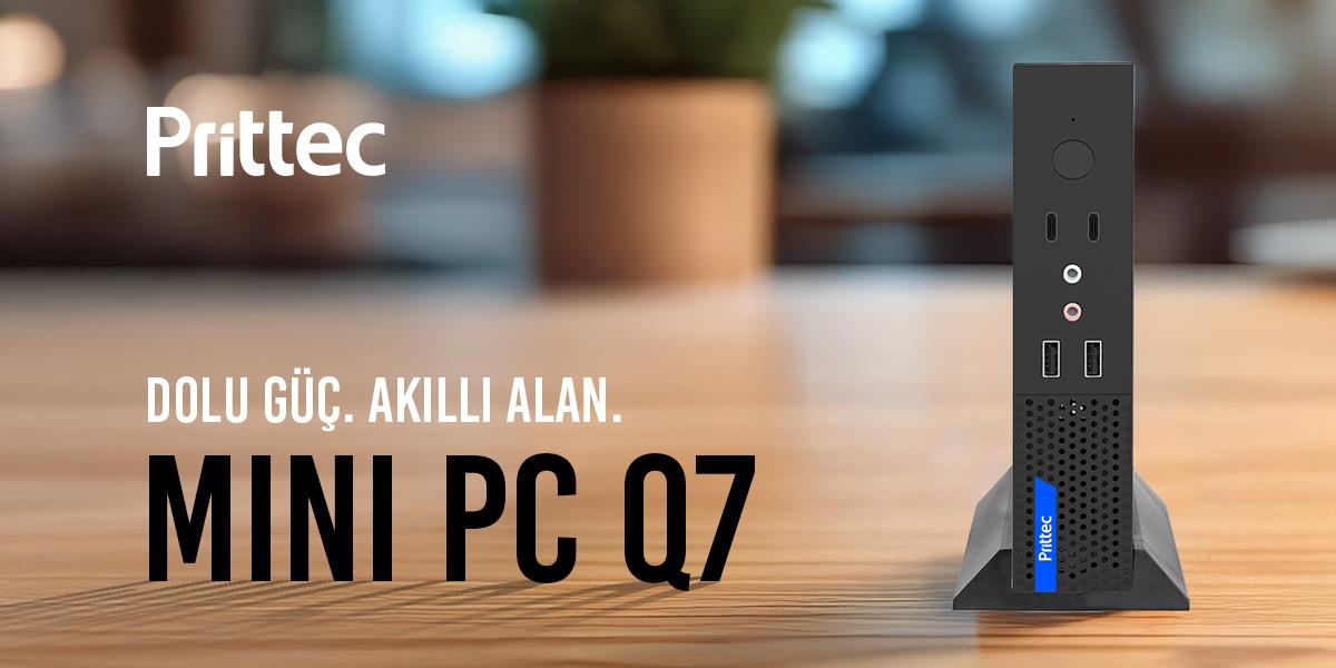 PRITTEC Q7-TH610L MINI PC I3-12100 /12 GB / 512 Nvme M2 / Free Dos