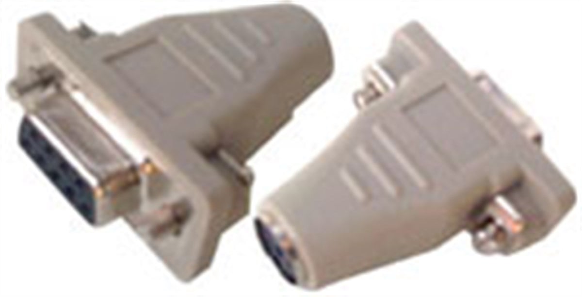 PS/2 <-> Seri Mouse Adaptörü, MiniDIN6 dişi / DB9 dişi