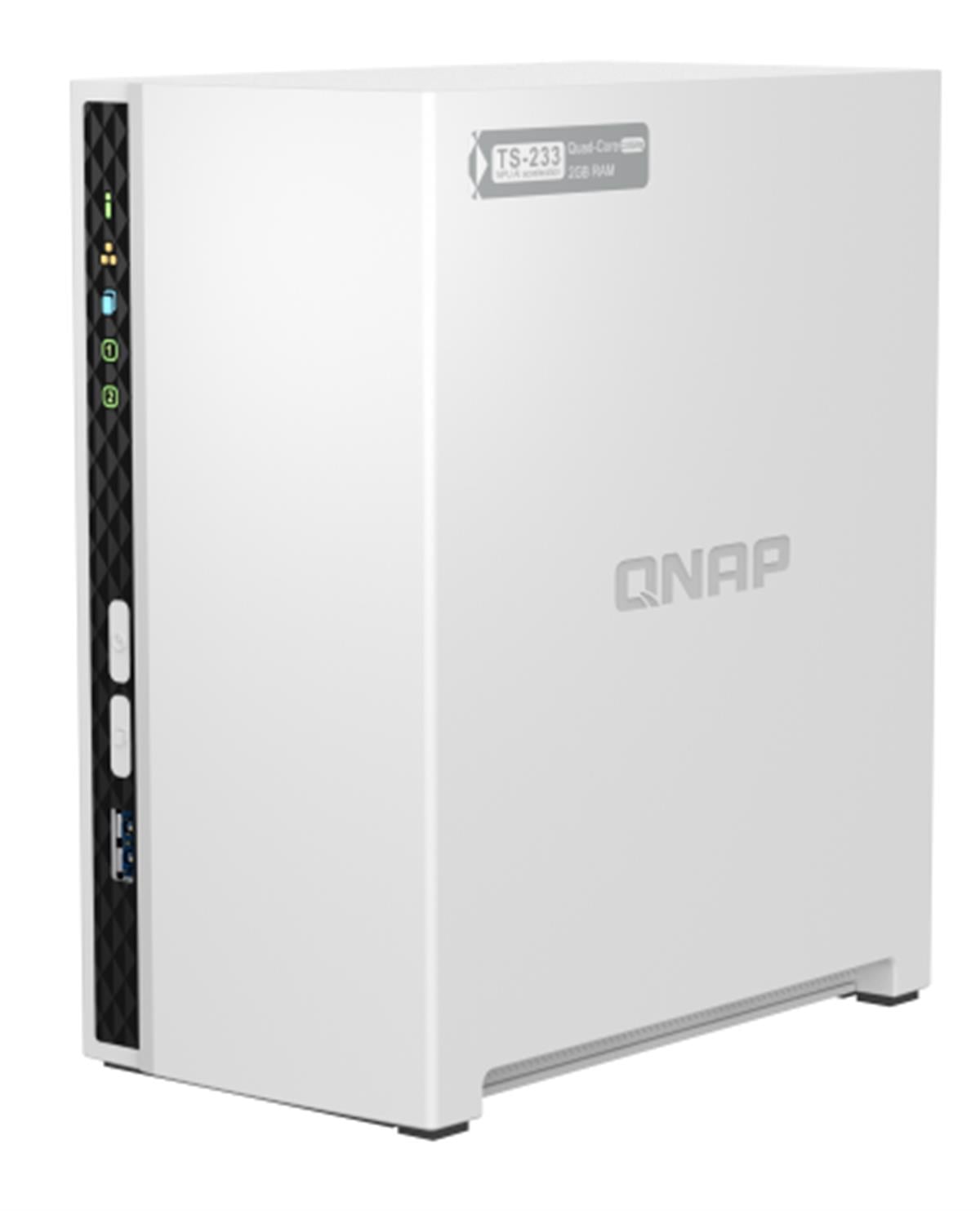 QNAP TS-233 2 YUVALI 2GB DEPOLAMA ÜNİTESİ
