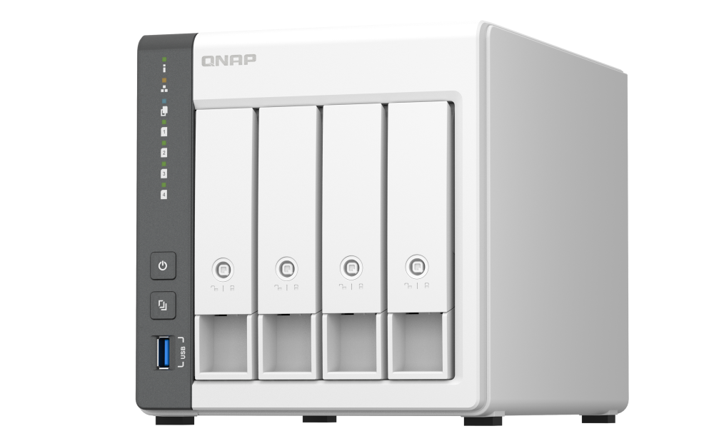 QNAP TS-433-4G 4GB RAID(0,1,5,10) NAS Server