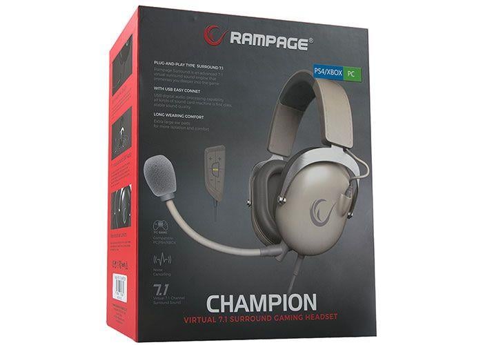 RAMPAGE R81 CHAMPION 7.1 USB OYUNCU KULAKLIK,BEJ