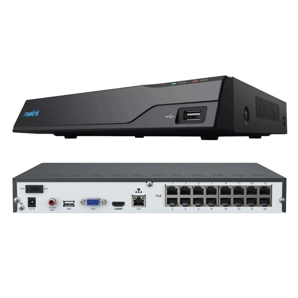 Reolink NVS16-410 16Kanal 16xPoE NVR 4TB HDD dahil