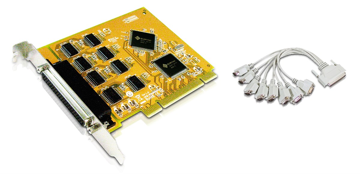 RS-232 (Seri) 8 Port PCI Kart