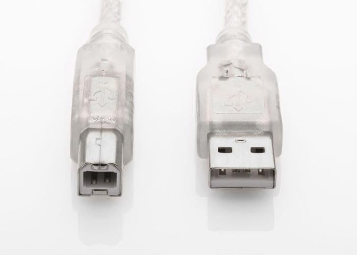 S-Link SL-U2015 1,5 m USB2.0 AE/BE şeffaf yazıcı