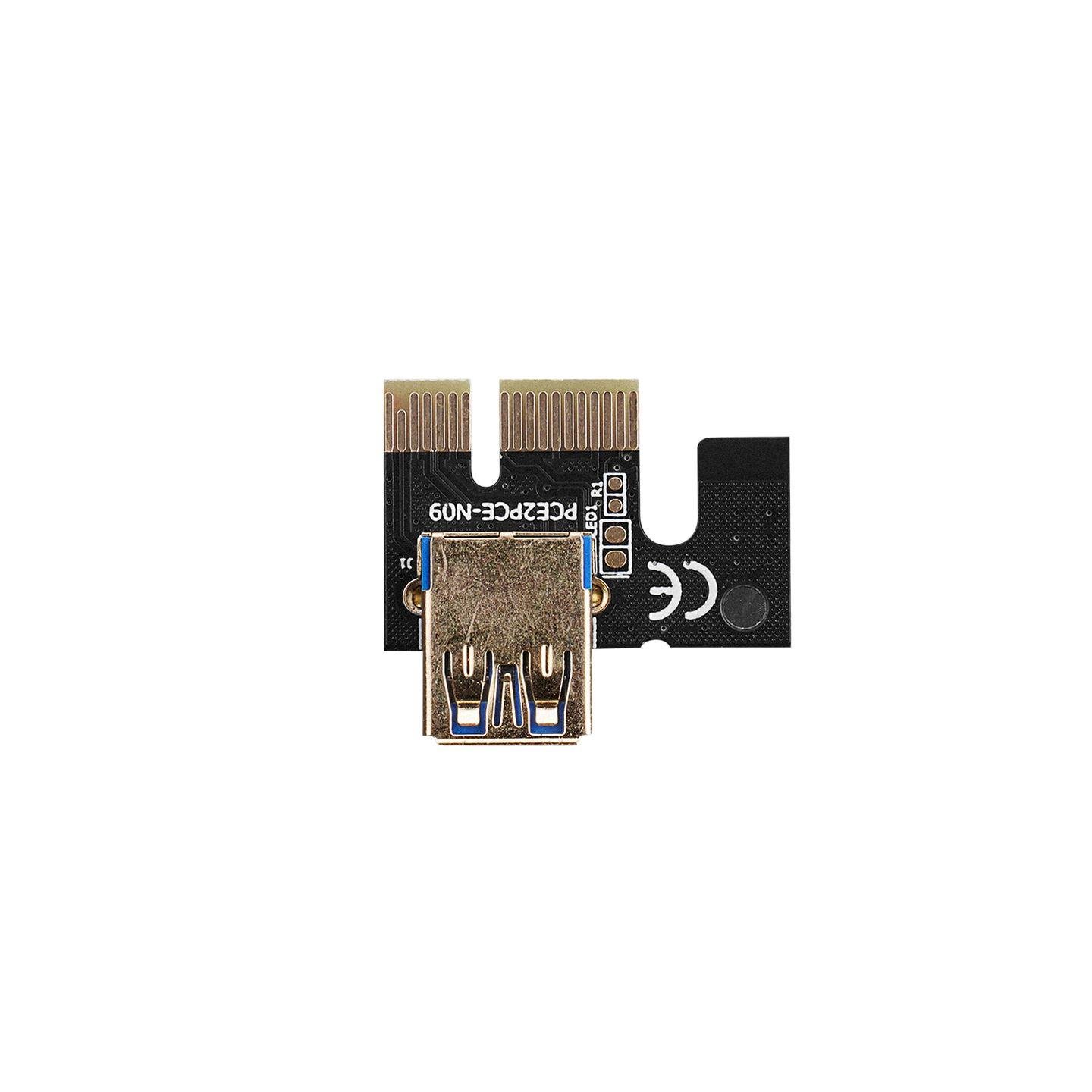 S-Link SL-XE20 PCI-E1X=>Sata 6p bitcoin 10S riser