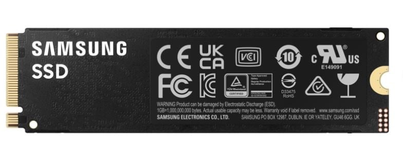 SAMSUNG MZ-V9P2T0BW 990 PRO M.2 2TB (7450/6900MB/s) PCIe + NVMe (V-NAND 3bit MLC) SSD Disk (22x80MM)