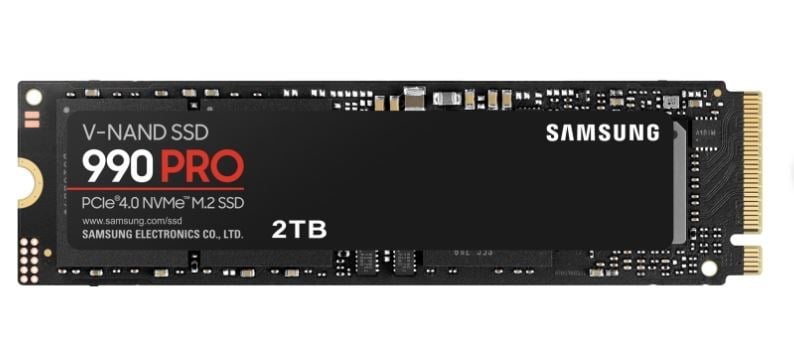 SAMSUNG MZ-V9P2T0BW 990 PRO M.2 2TB (7450/6900MB/s) PCIe + NVMe (V-NAND 3bit MLC) SSD Disk (22x80MM)