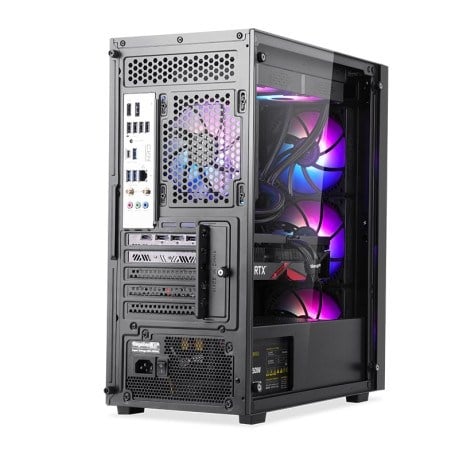SEGOTEP Axe 5 650W 80+ 4x RAINBOW FIXED LED FAN MIDI TOWER 1xUSB 3.0 / 2xUSB 2.0 SİYAH GAMING KASA