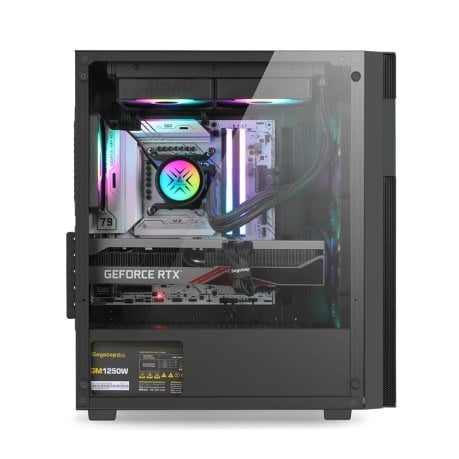 SEGOTEP Axe 5 650W 80+ 4x RAINBOW FIXED LED FAN MIDI TOWER 1xUSB 3.0 / 2xUSB 2.0 SİYAH GAMING KASA