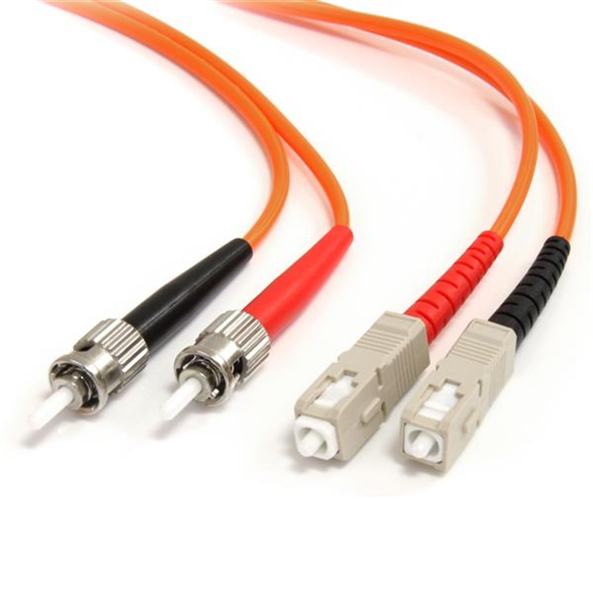 ST-SC Fiber Optik Patch Kablo, 3 metre, Multimode, Duplex, 62.5/125