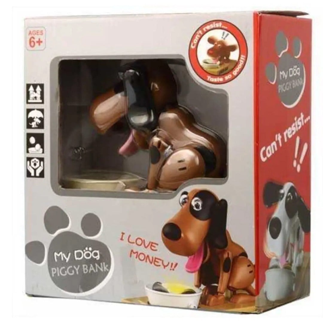 Sunup SN-14320 Sensörlü Para Yiyen Köpek Model Bozuk Para Kumbarası