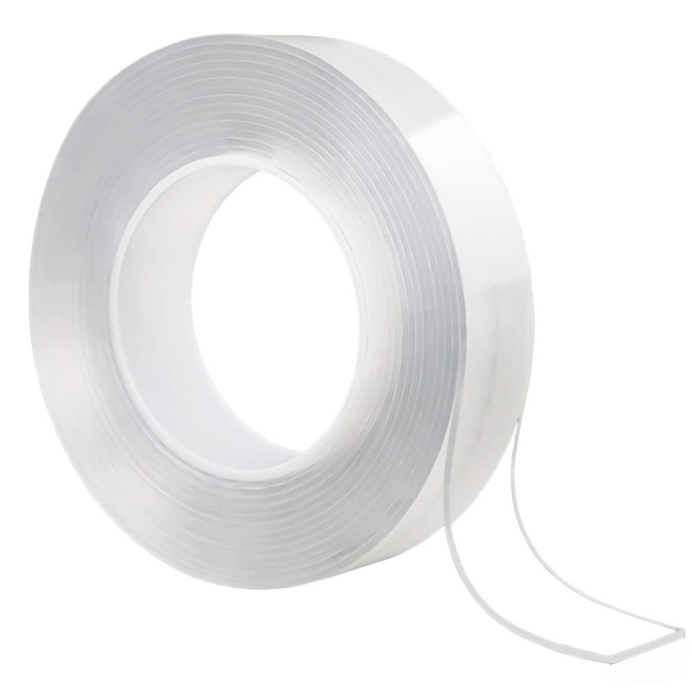 Sunup SN-14654 30mm 2 Metre Çift Taraflı Nano Teknoloji Süper Yapıştırıcı Şeffaf Bant