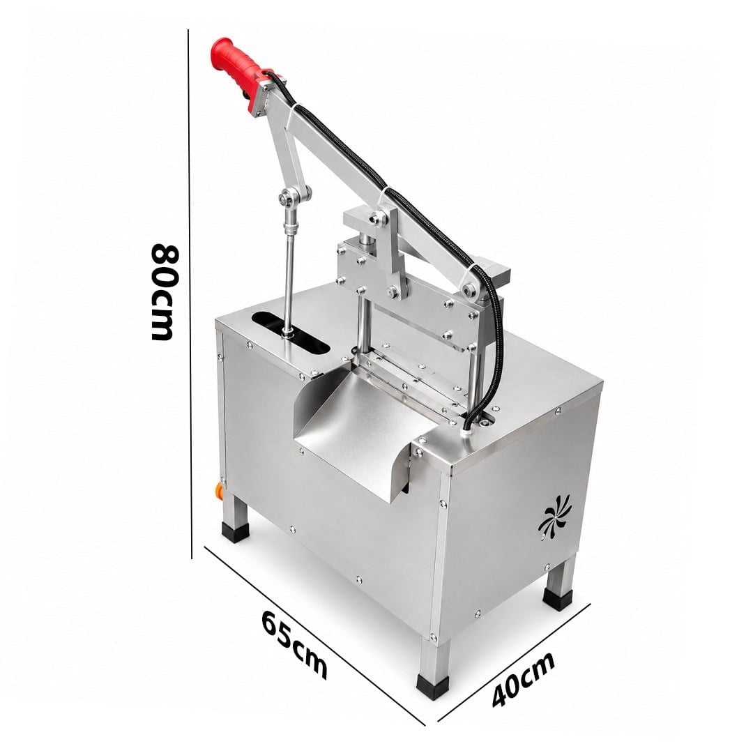 Sunup SN-30982 Otomatik Kemik ve Et Kesme Makinesi Gıda Sınıfı Paslanmaz Çelik Endüstriyel Giyotin Dilimleyici