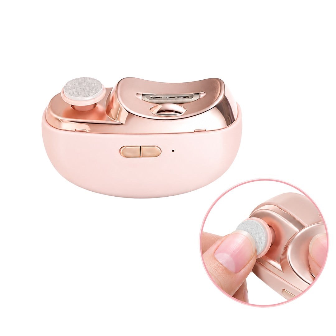 Sunup SN-38944 Şarjlı Tırnak Bakım Törpüleme Cihazı Pembe Rose Gold