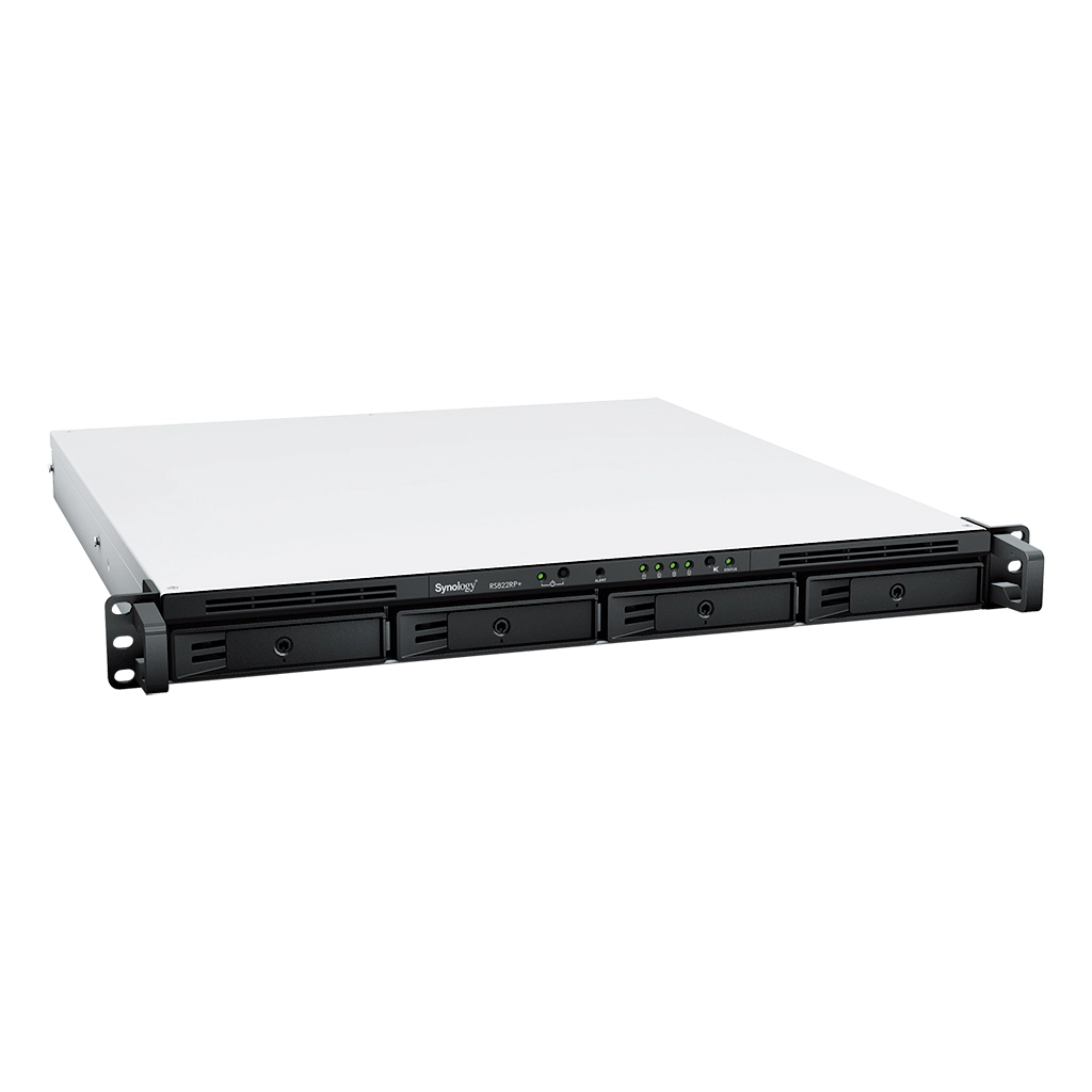 SYNOLOGY 4diskli Ryzen V1500B-2GB RAM-4-Gigabit Rack Nas Server RS822RP PLUS