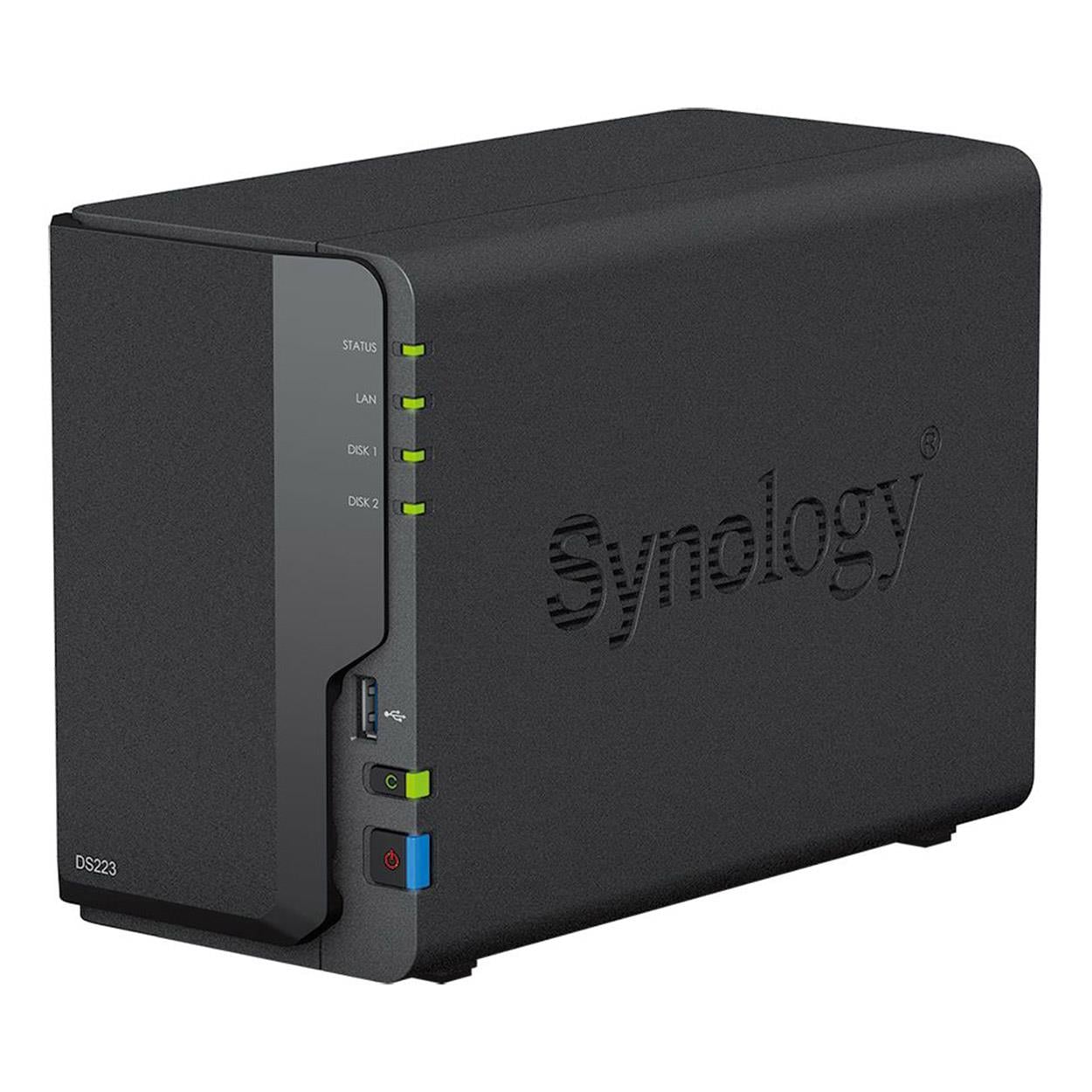 SYNOLOGY DiskStation DS223 512MB 2 X 3,5 SATA Destegi RAID(1-0-5-6-10) NAS Server
