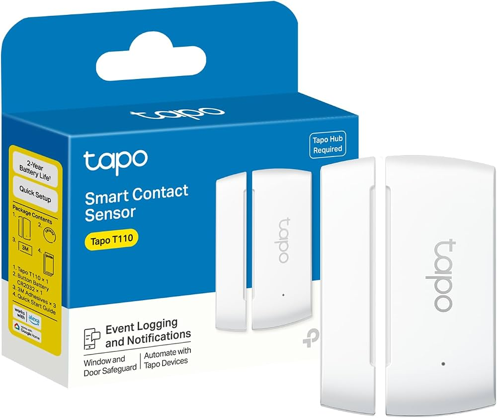 TAPO-T110 Tapo Akıllı Temas Sensörü - Kapı Pencere Koruma