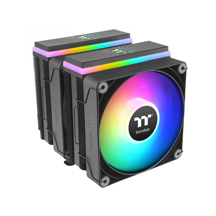 THERMALTAKE ASTRIA 600 BLACK CL-P121-CA12SW-A ARGB AM5-1851p Hava Soğutmalı Dual İşlemci Fanı