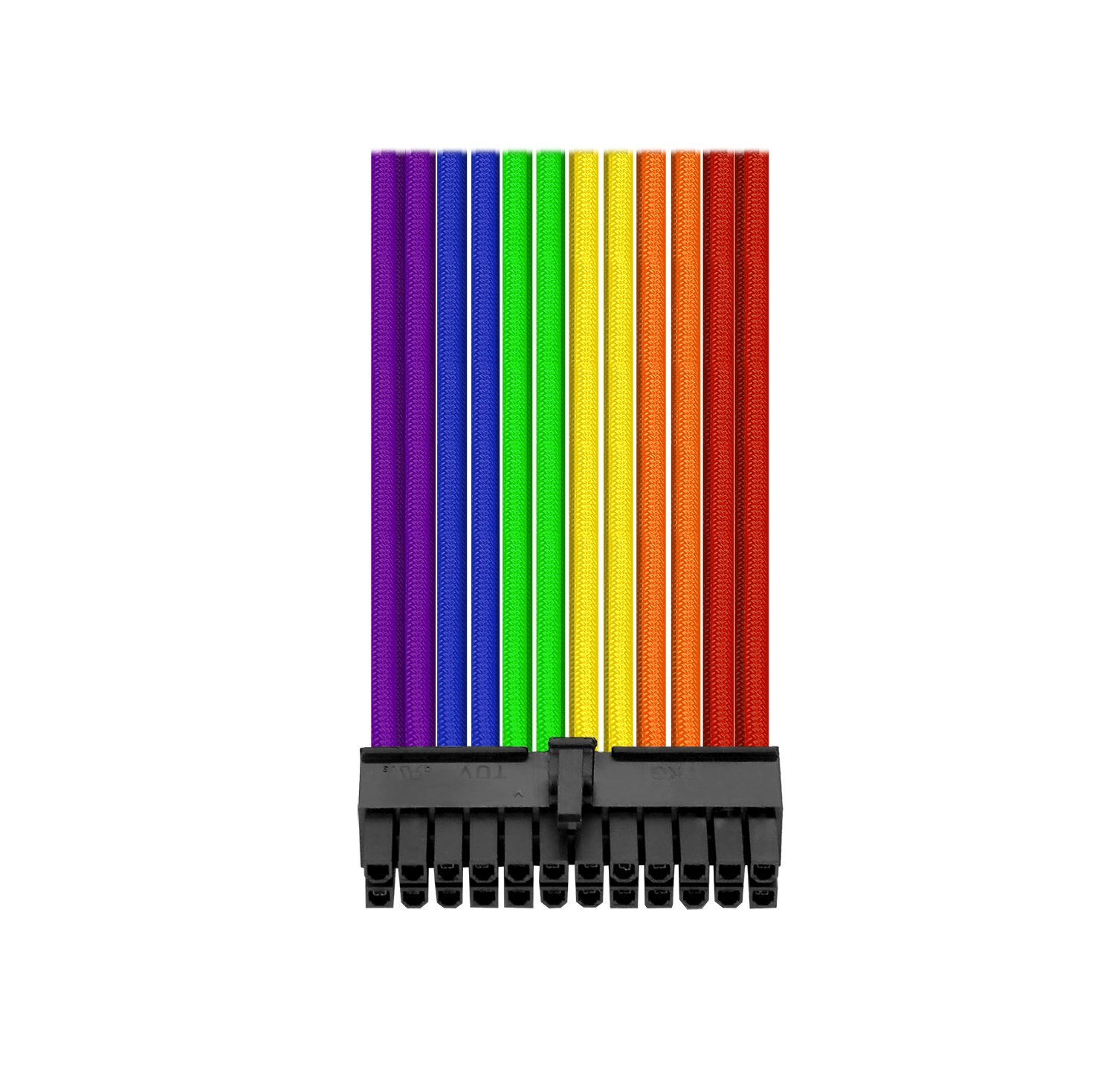 Thermaltake TtMod AC-049-CNONAN-A1  Rainbow Power Supply Sleeved Kablo Seti  (16 AWG)