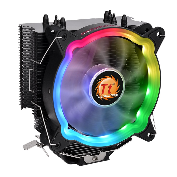 THERMALTAKE UX200 CL-P065-AL12SW-A ARGB Riing Fanlı AM5-1851p Hava Soğutmalı İşlemci Fanı 130w