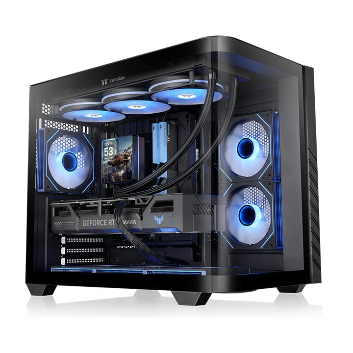 THERMALTAKE VISION 330 CA-11V-00M1WN-00 6-ARGB FANLI Gaming Mid-Tower PC Kasası
