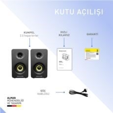 Thonet & Vander KUMPEL 2.0 50W Siyah Speaker - 2.0 Sistem - 50W RMS