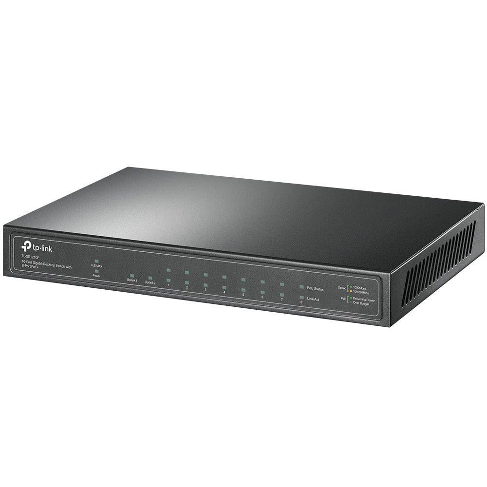 Tp Festa TL-SG1210P 63W 8GE PoE Switch,1SFP,1GE Up