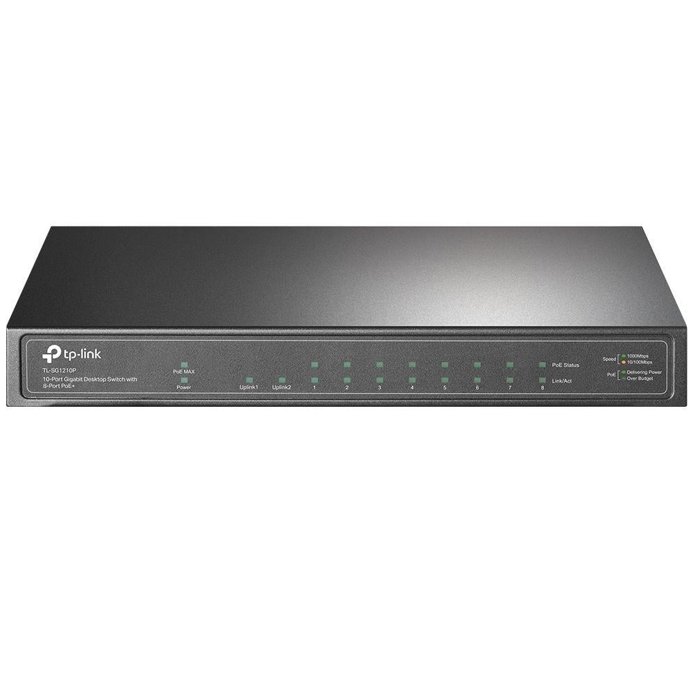 Tp Festa TL-SG1210P 63W 8GE PoE Switch,1SFP,1GE Up