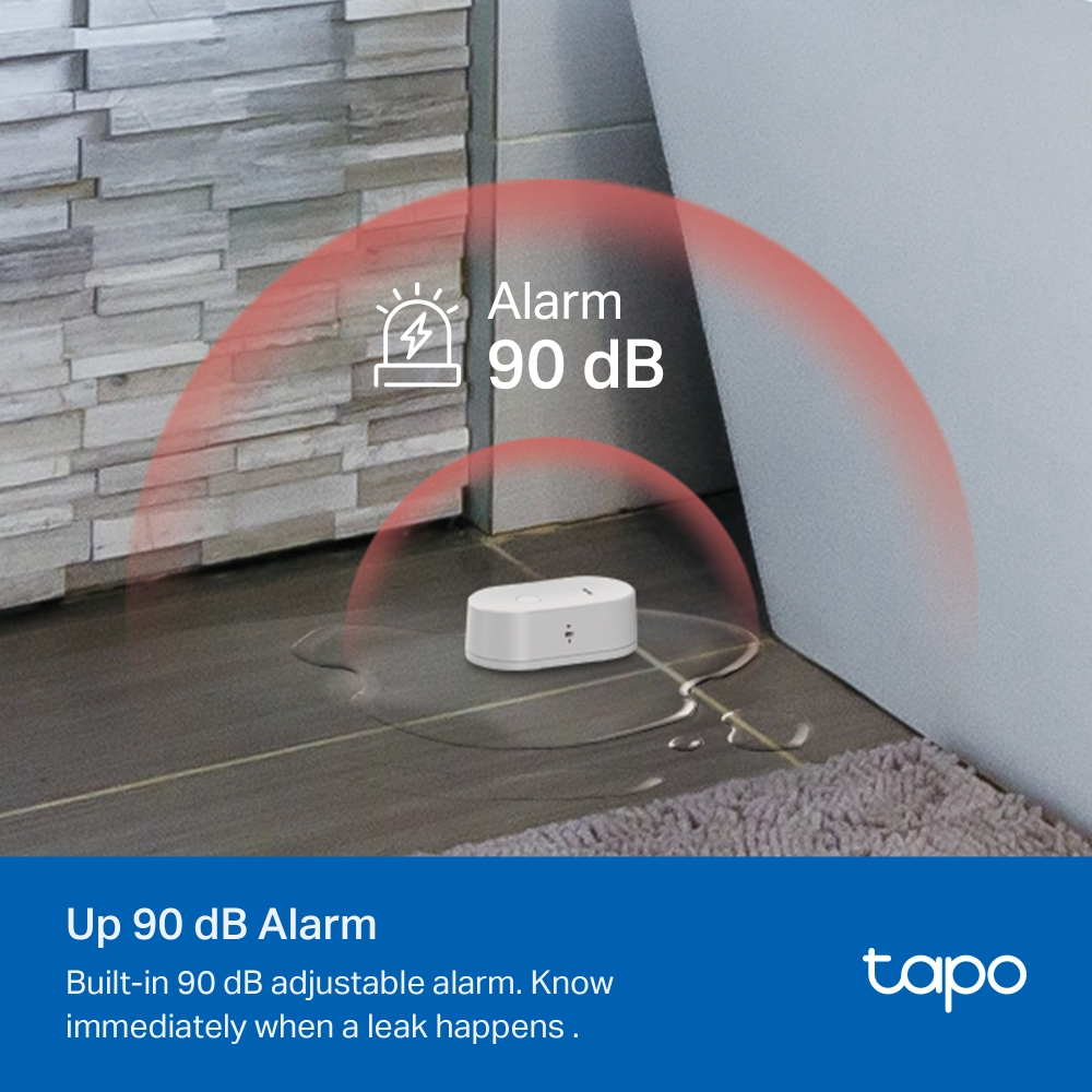 TP-LINK  TAPO-T300 Tapo Akıllı Su Sızıntı Algılama Sensörü - Su Baskını ve Sızıntı Koruma