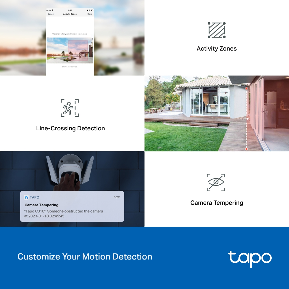 TP-LINK 2MP Bullet Wıfı Kablosuz Pilli Dış Mekân IP Kamerası Tapo C400